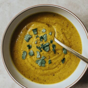 Comforting Curried Zucchini Soup
