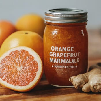 Orange Grapefruit Ginger Marmalade: A Zesty Spread
