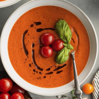 Quick Cherry Tomato Bisque for Busy Days